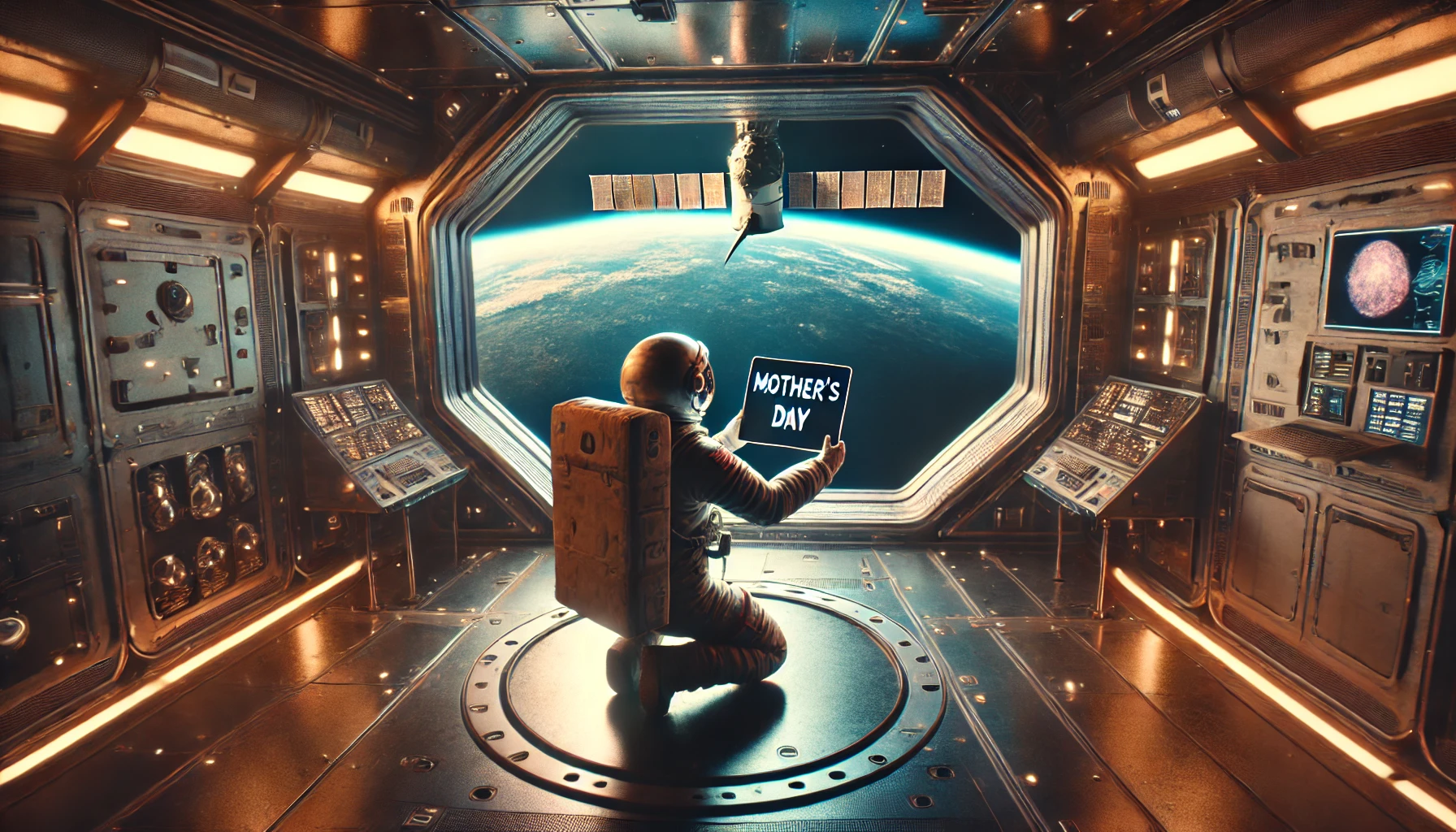 从火星到地球：宇航员在空间站发送感人母亲节祝福